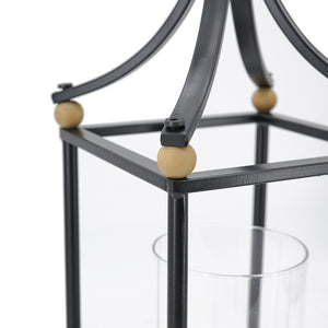 Set of 2 Arched Iron Lanterns
