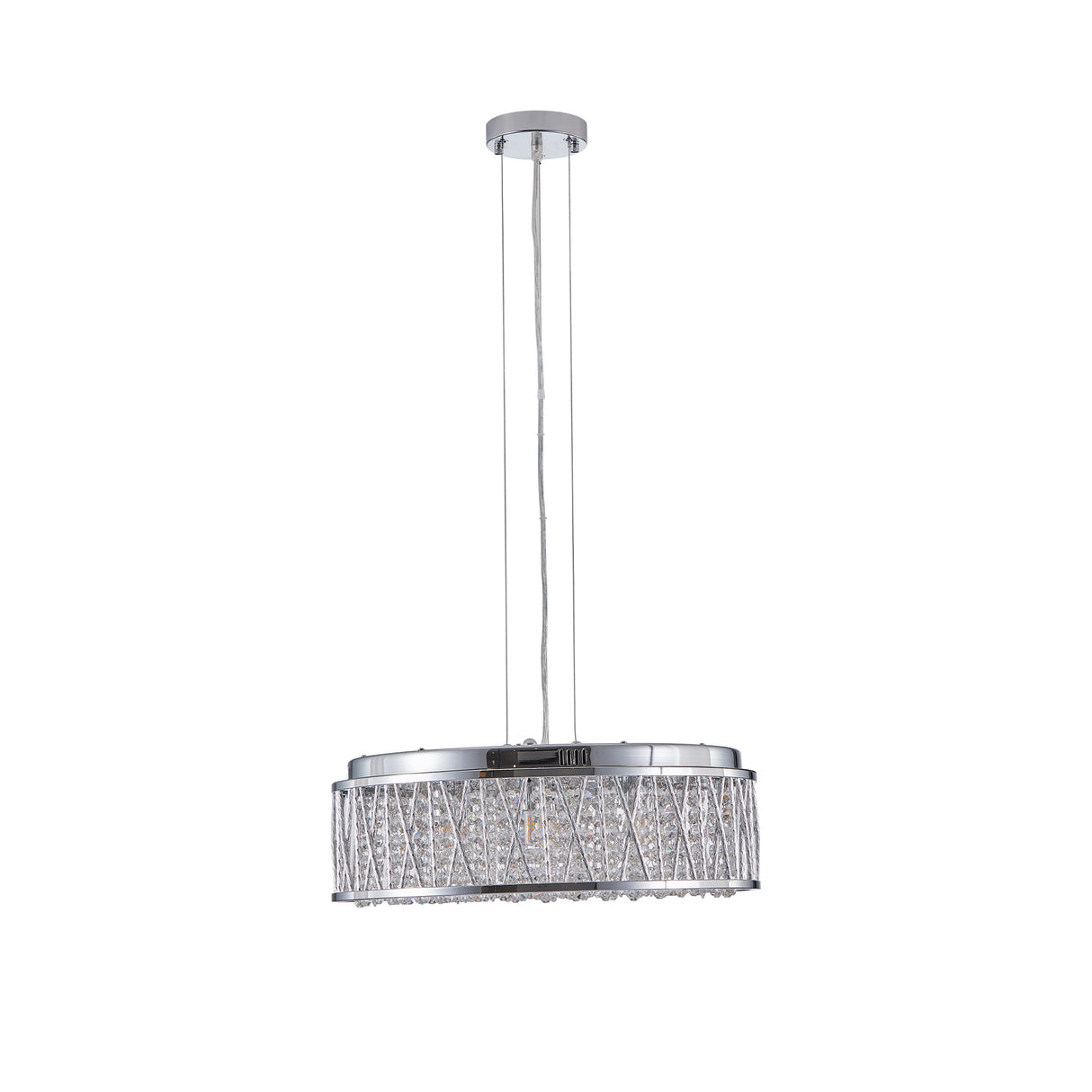 Modern Crystal Chandelier - 19 Inches