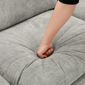 Cozy Upholstered Cushion Armchair For Living Room