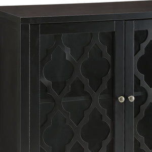 Ceara - Console Cabinet - Black - Best Buy Furniture