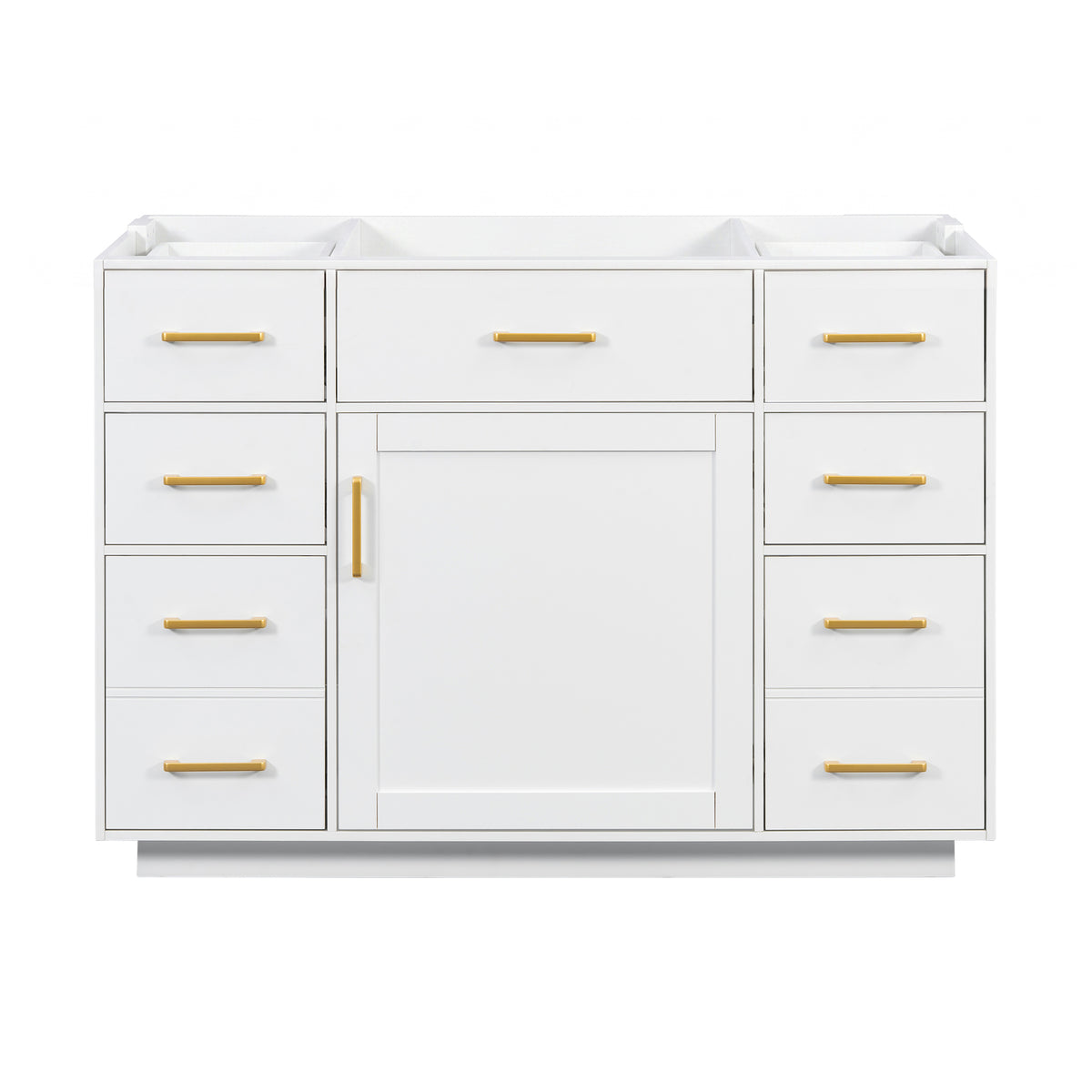 48" Bathroom Vanity without Sink, Cabinet Base Only