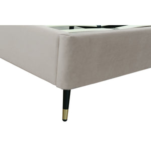 Crosby - Bed With Upholstered Headboard And Slats