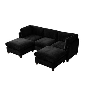 96.5" Sectional Couch for Living Room, Upholstered with Storage