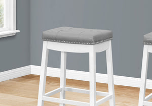 Comfortable Bar Stool, Bar Height, Saddle Seat, Transitional (Set of 2) - Best Buy Furniture