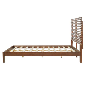 Premium Solid Wood Queen Size Platform Bed Frame