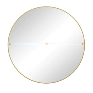 Wall Circular Mirror Metal Framed Mirror Round Vanity Mirror Dressing Mirror, For Bathroom, Living Room, Bedroom Wall Decor