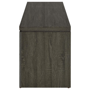 2 Drawer TV Console With Floating Top - Gray