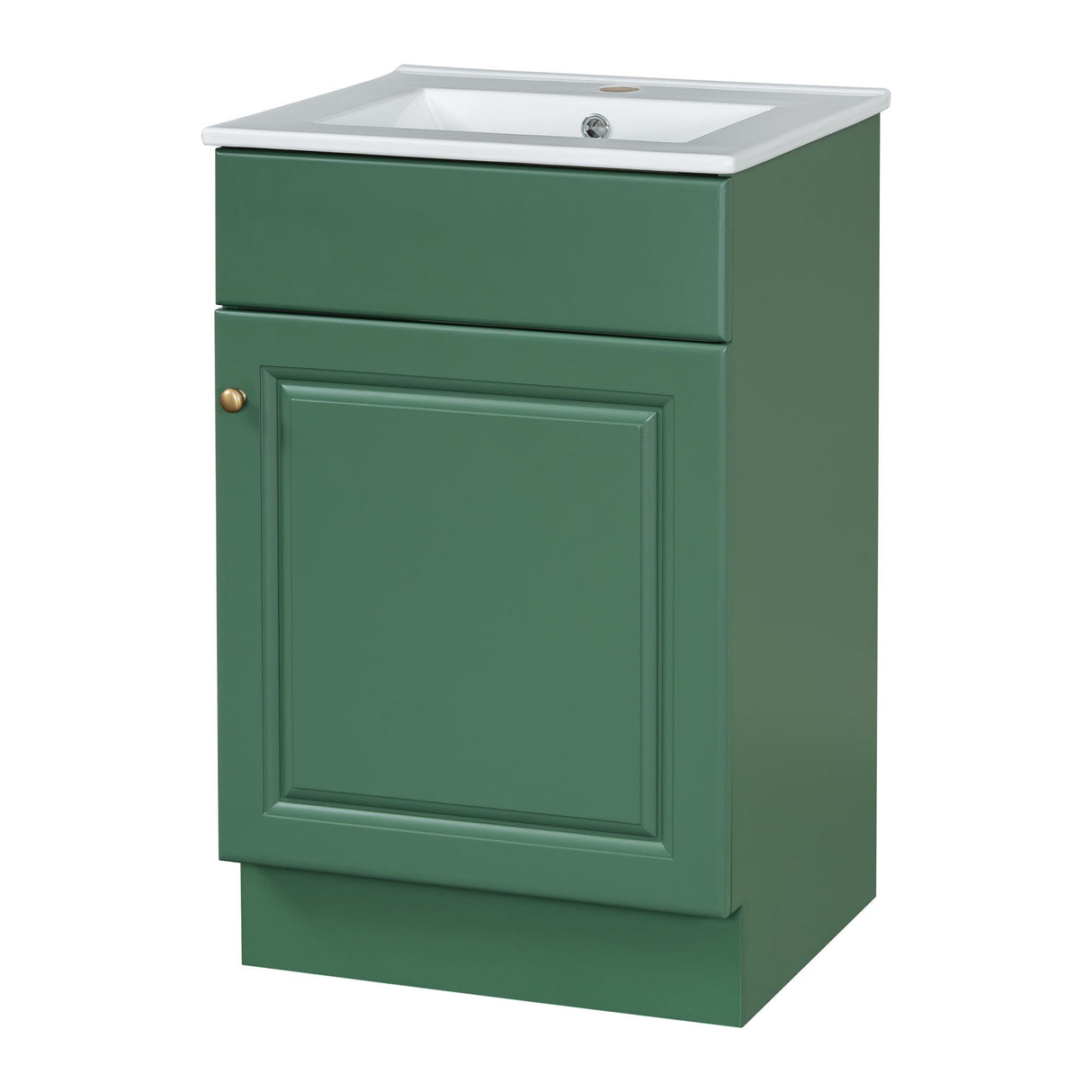 Bathroom Vanity With Sink, Cabinet With Adjustable Shelf - Best Buy Furniture