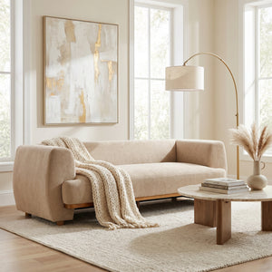 Flow 79 in. Modern Upholstered Velvet Sofa - Nomad