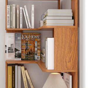 L-Shaped Corner Bookshelf
