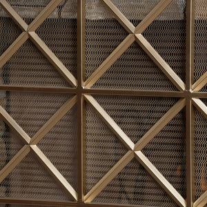 Margaret - 3 Panel Fireplace Screen Iron
