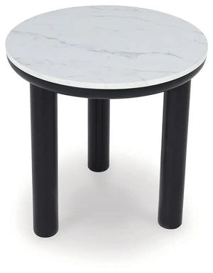 Xandrum - Occasional Table Set (Set of 3) - Black / White - Best Buy Furniture