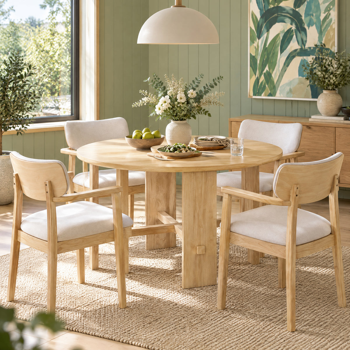 Indoor Solid Wood Dining Table