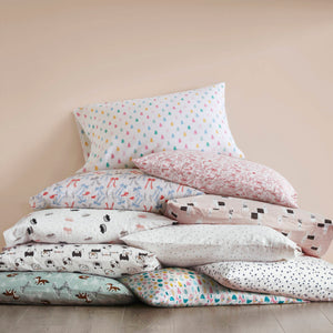 Holiday Doodles Twin XL 100% Cotton 3-Piece Sheet Set - Holiday Doodles