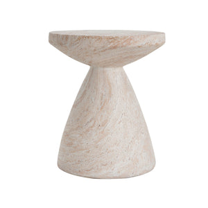 Outdoor / Indoor Lightweight Concrete Side Table
