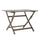 Blissique - Outdoor Foldable Wood Dining Table With Slat Design - Best Buy Furniture