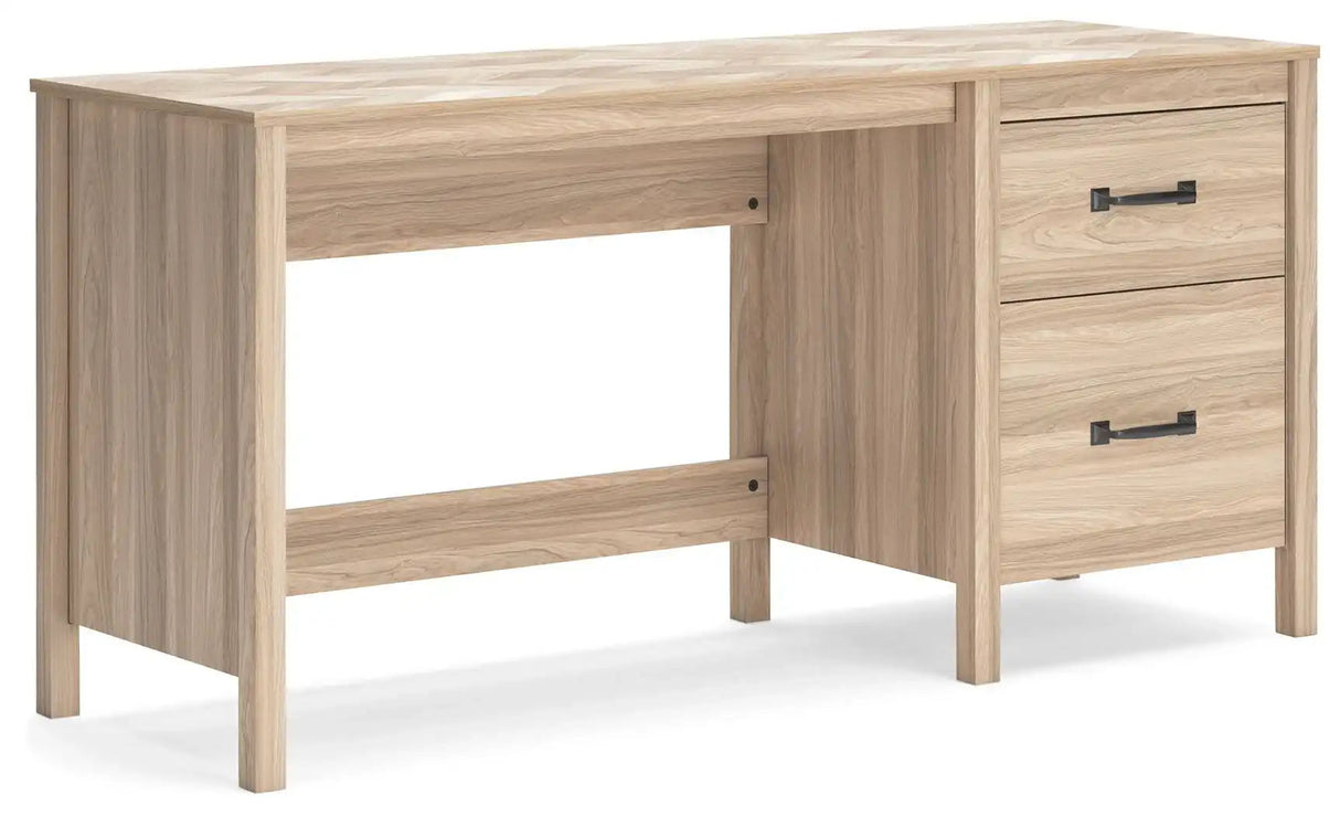 Battelle - Home Office Desk - Tan - Best Buy Furniture