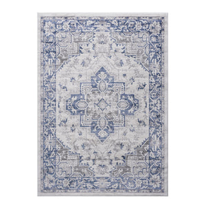 Marfi - 8' X 10' Oriental Area Rug - Blue / Gray