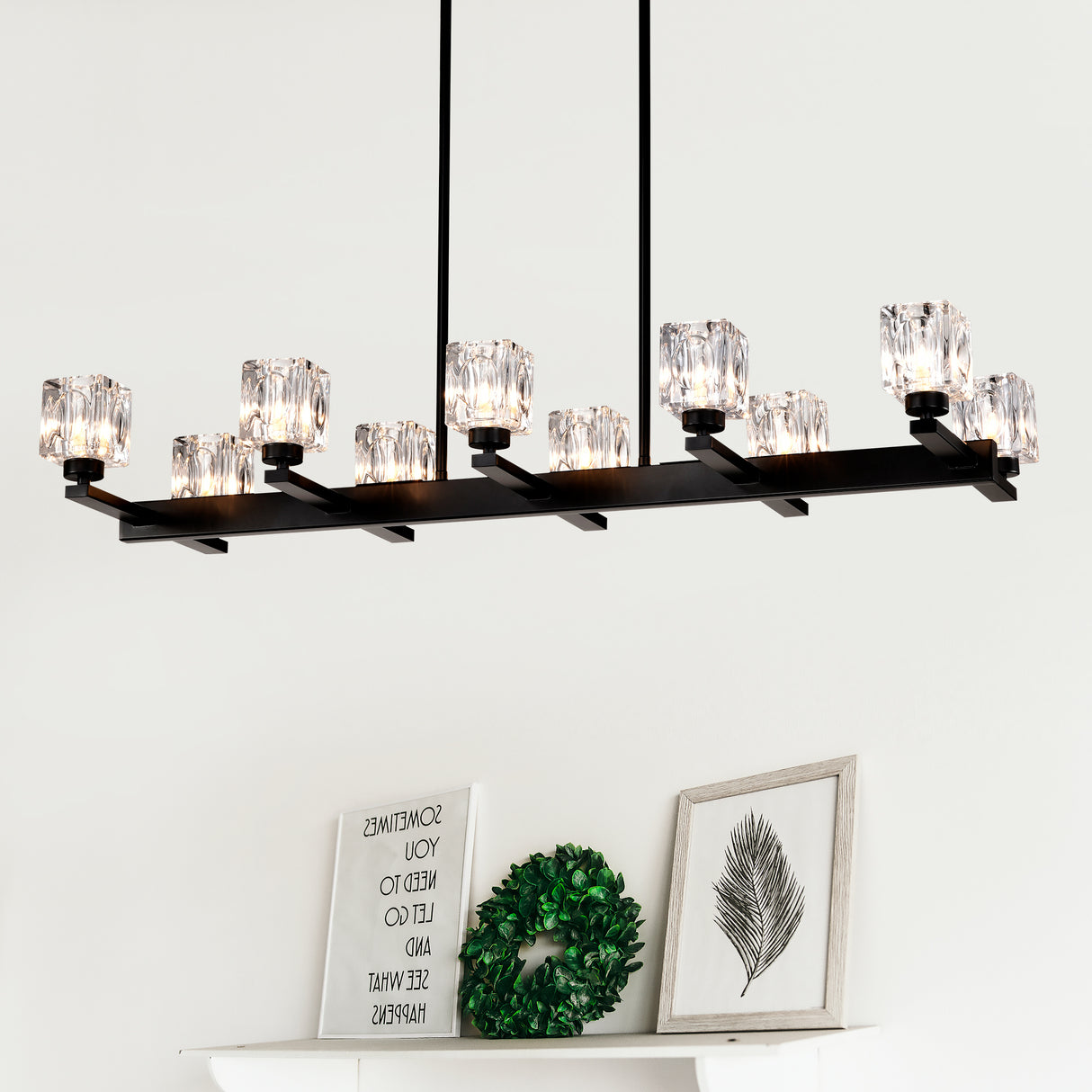 10-Light Chandelier for Dining Room