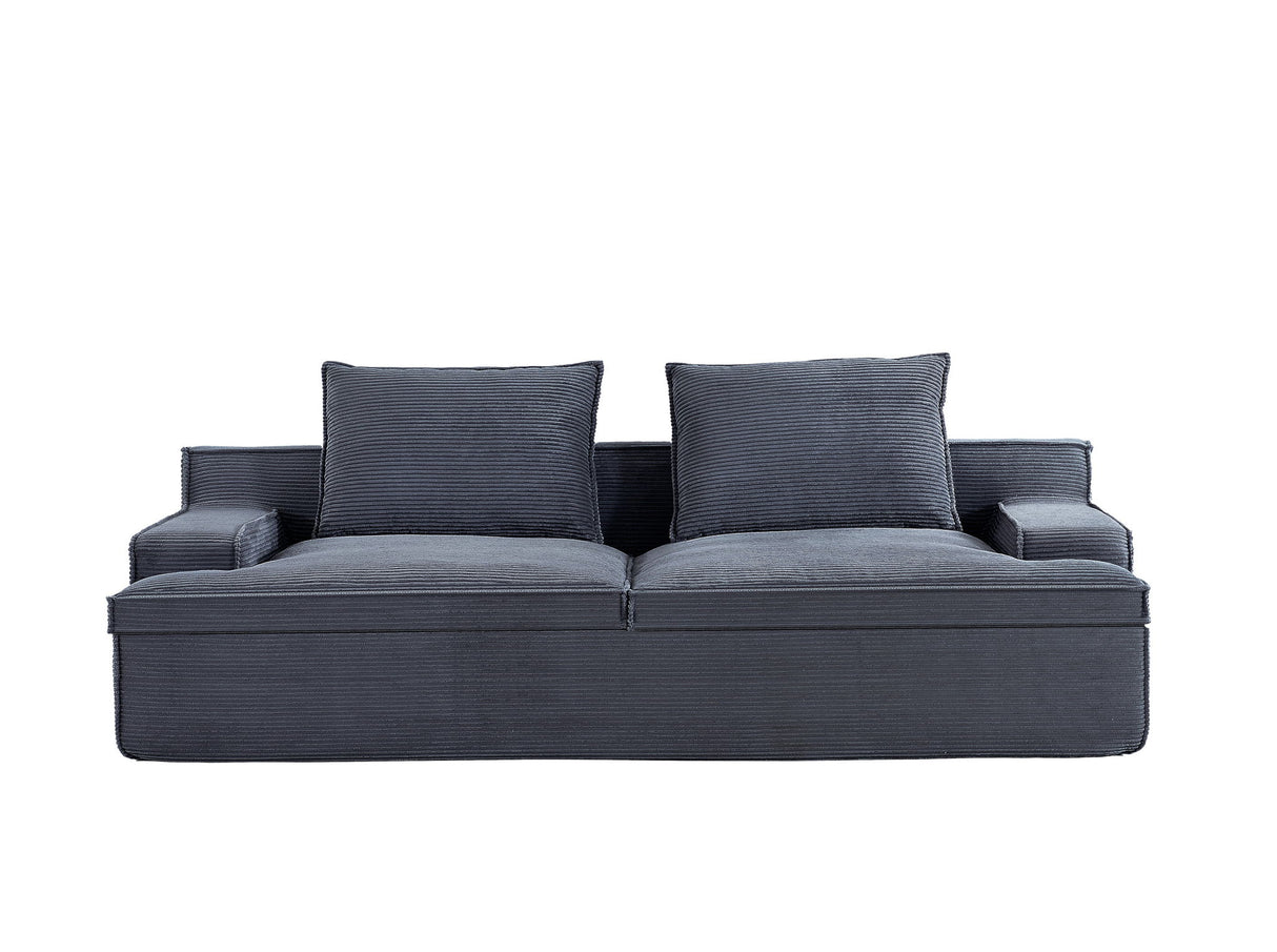 Nimbus - Oversized Full Foam 4 Seater Couch For Living Room Upholstered In Soft, Wide Armrests