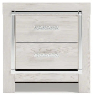 Altyra - Two Drawer Night Stand - White - Best Buy Furniture