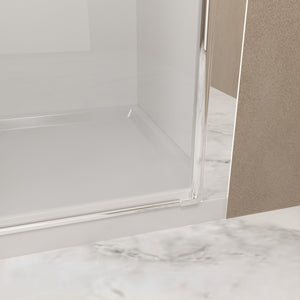 Shower Door With Glass And Explosion Proof Safety Film