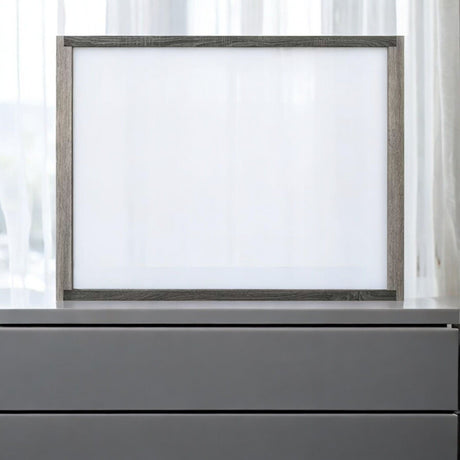 Jehoram - Mirror - Gray - Best Buy Furniture