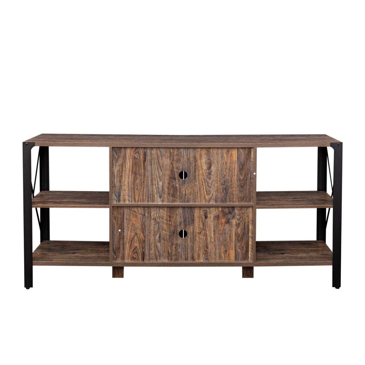 Industrial 80 Inch TV Stand for Living Room & Bedroom