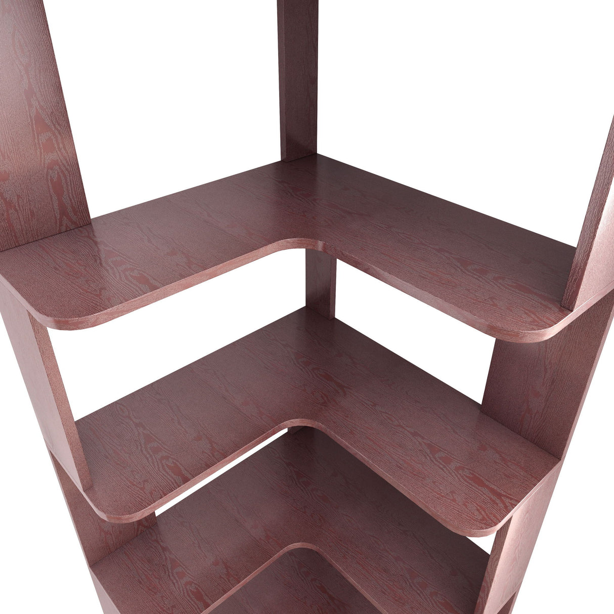 L-Shaped Corner Bookshelf