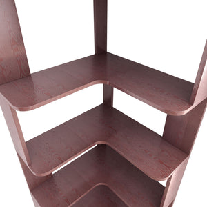 L-Shaped Corner Bookshelf