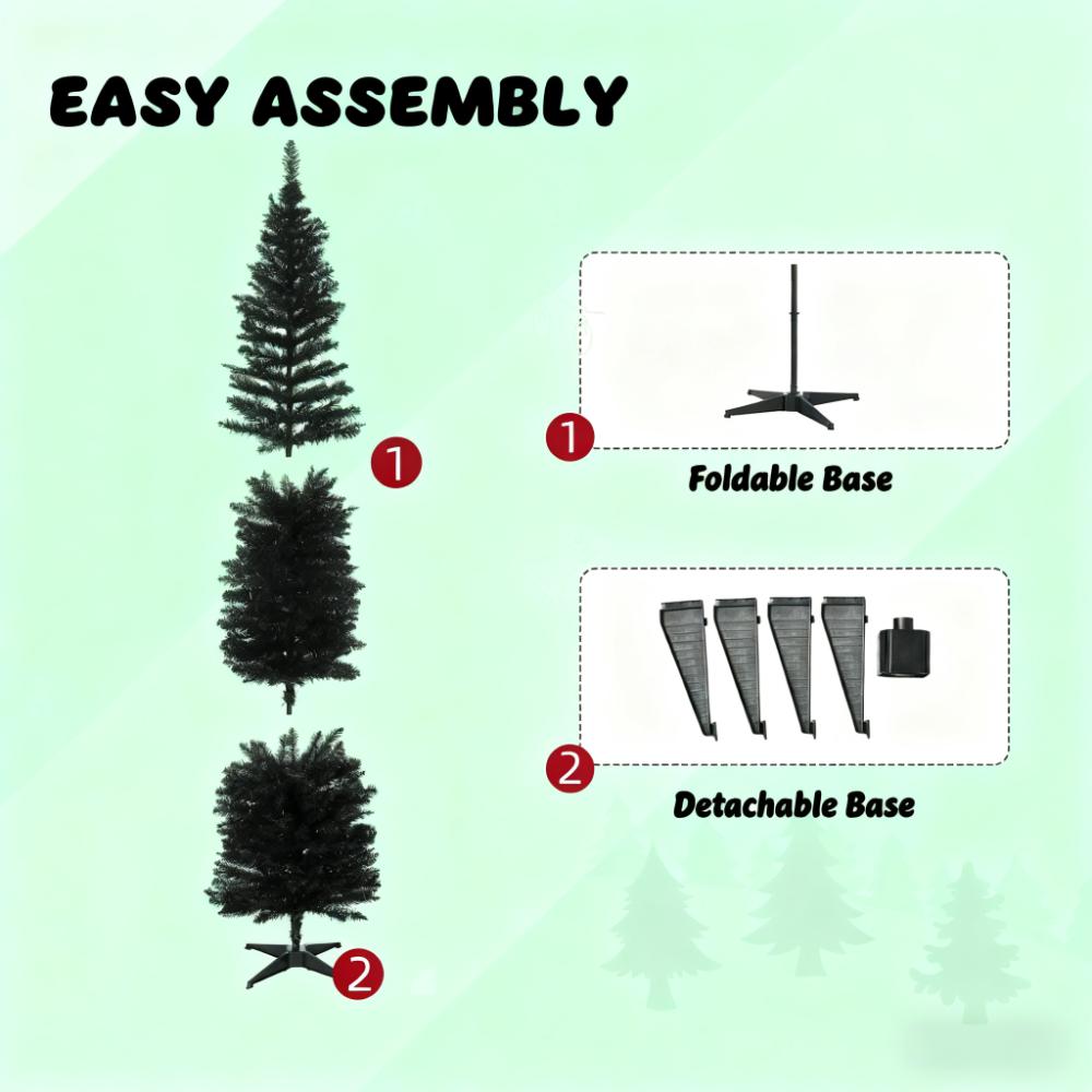 Pencil Christmas Tree with Sturdy Base