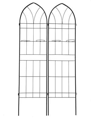 Metal Garden Trellis Rustproof Trellis For Climbing Plant, Outdoor Flower Support