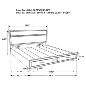Storage Platform Bed 2 Drawer