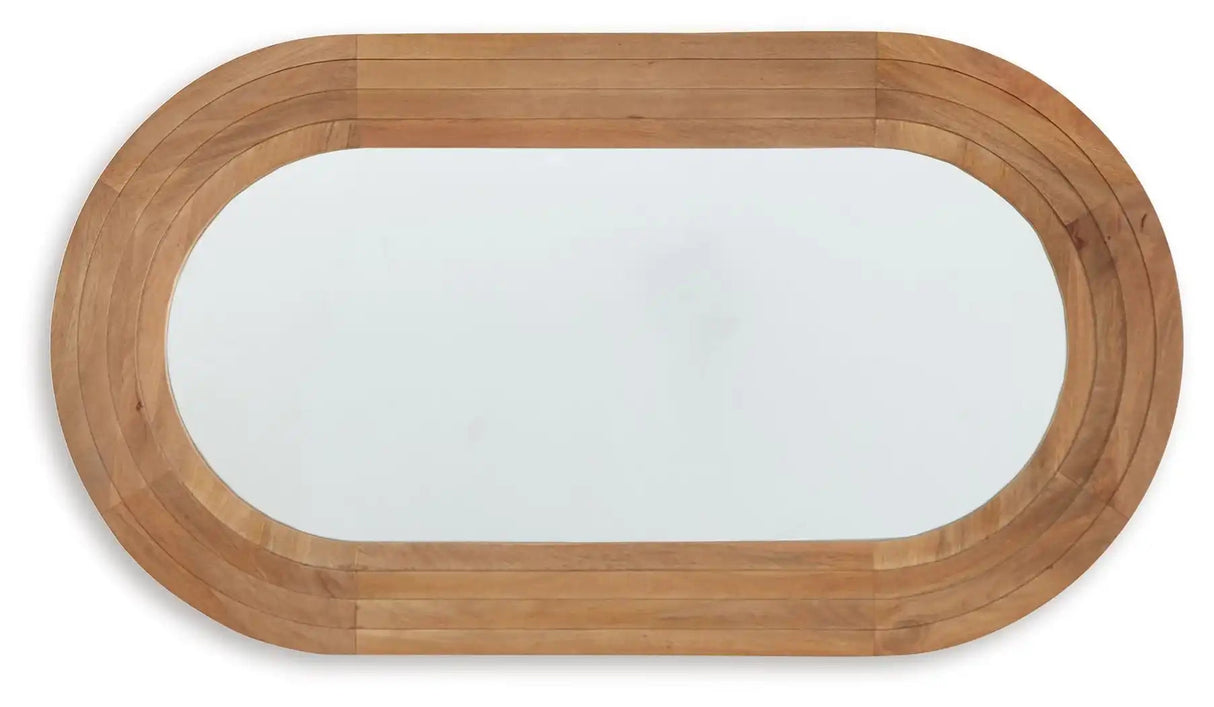 Daverly - Accent Mirror - Brown - Best Buy Furniture