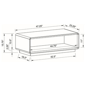 Fletcher - Table With Open Shelf