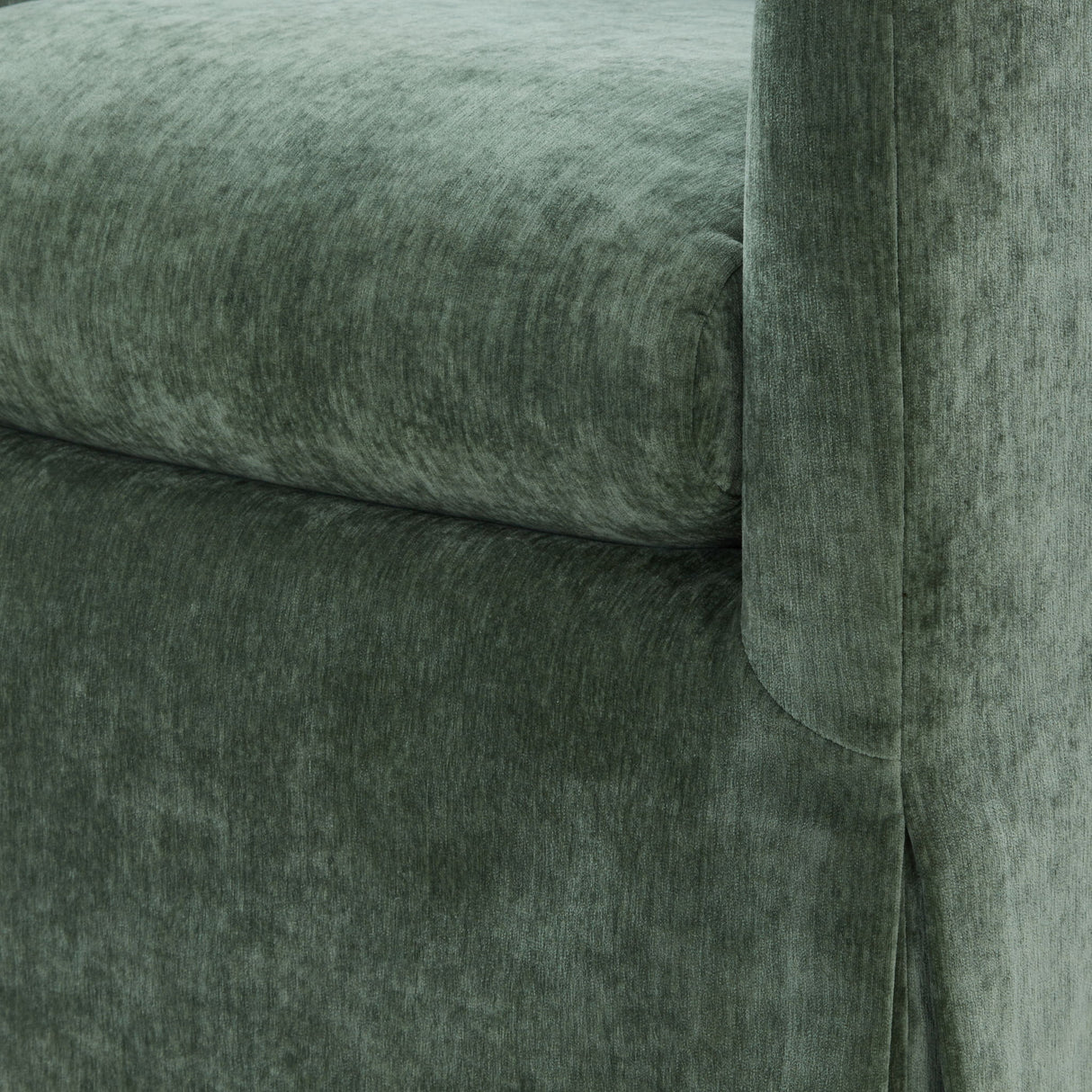 Luisa - Skirted Swivel Accent Chair