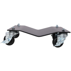 Heavy Duty Steel Vehicle Dollies With Brakes, 2500Lbs Capacity
