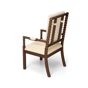 Set of 2 Rubber Wood Dining Chairs