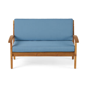 Outdoor Chat Set With Coffee Table And Loveseat