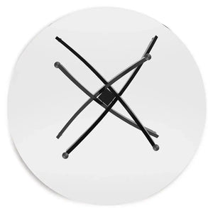 Pharwynn - Round Dining Room Table - Black - Best Buy Furniture