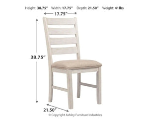 Skempton - Dining UPH Side Chair (Set of 2) - White - Best Buy Furniture