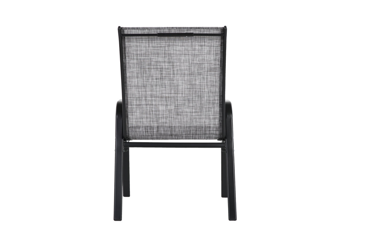 6 Piece Patio Chairs With Breathable Textilene Fabric