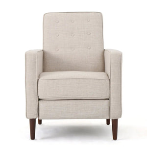Mid-Century Modern Recliner With Button Tufted Waffle Stitch - Best Buy Furniture