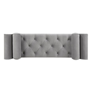Alma - Tufted Flared Arm Entryway Bench