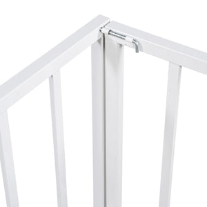 Metal Floor Bed Frame With Fence And Door