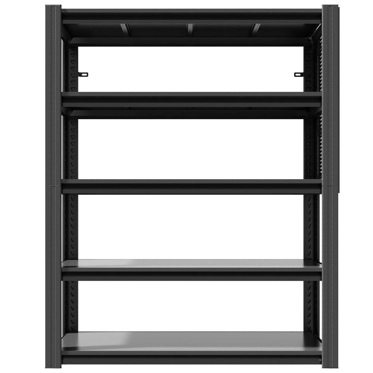 Industrial 5-Tier Adjustable Shelving Unit With Pegboard Heavy-Duty Storage