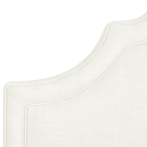 Catherine Upholstered Queen Headboard, Antique White