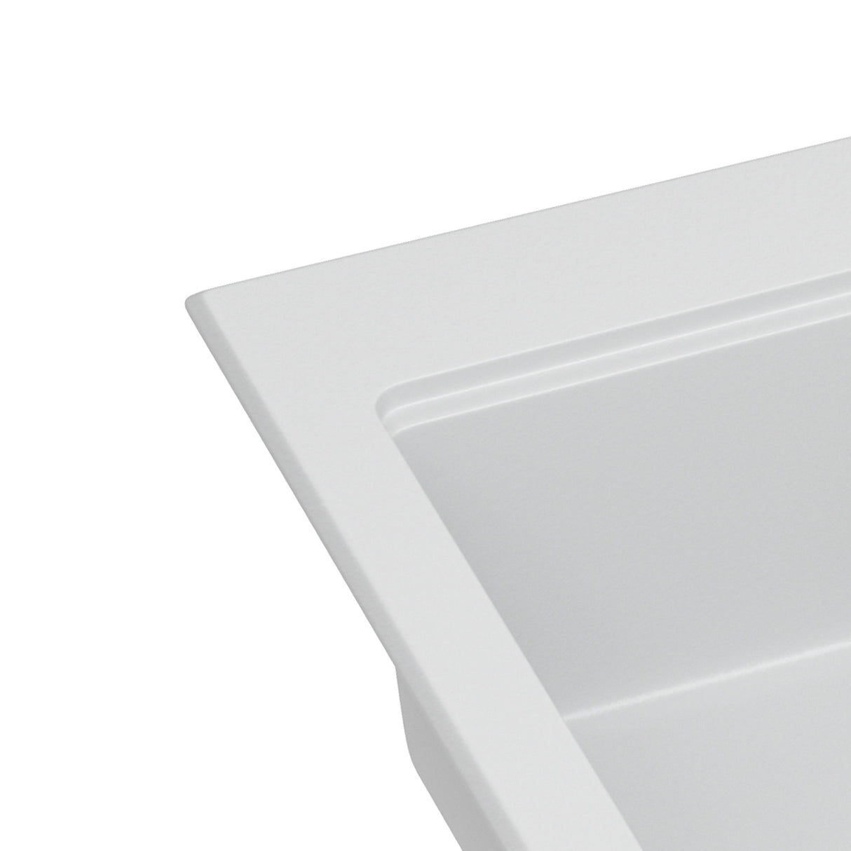 Quartz Kitchen Sink 30" X 22" Granite Composite Workstation Drop In Sink - White
