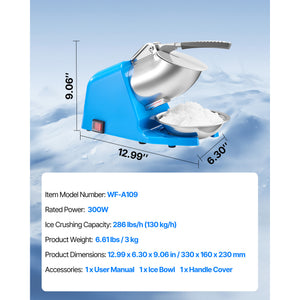 Ice Crusher Machine - 286lbs Per Hour