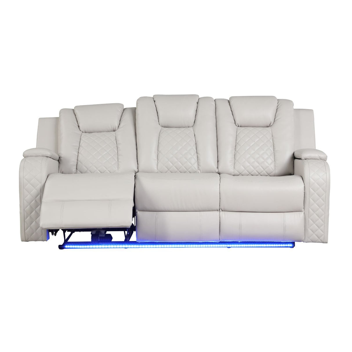 Benz - LED & Power Recliner With Adjustable Headrests And Ambient LED Lighting